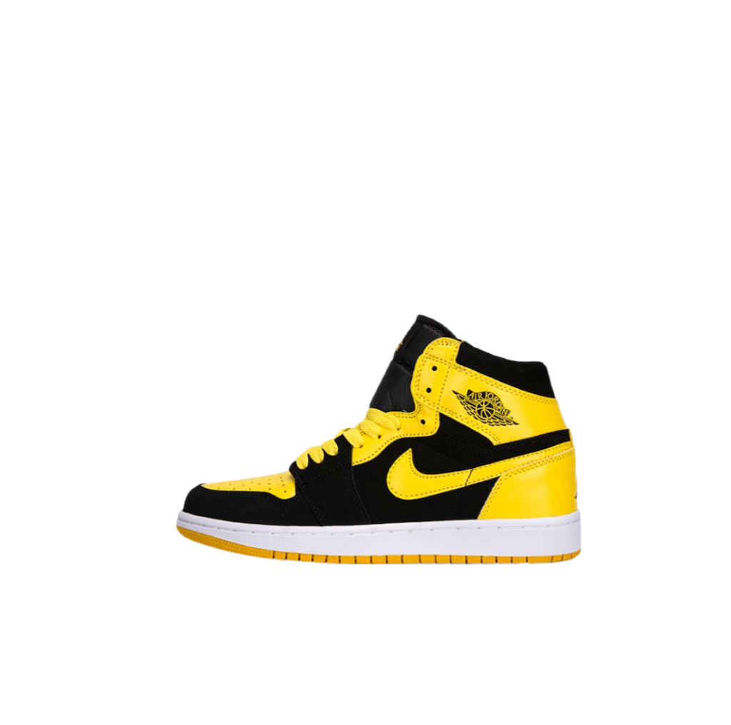 Air jordan 1 black 2025 and yellow