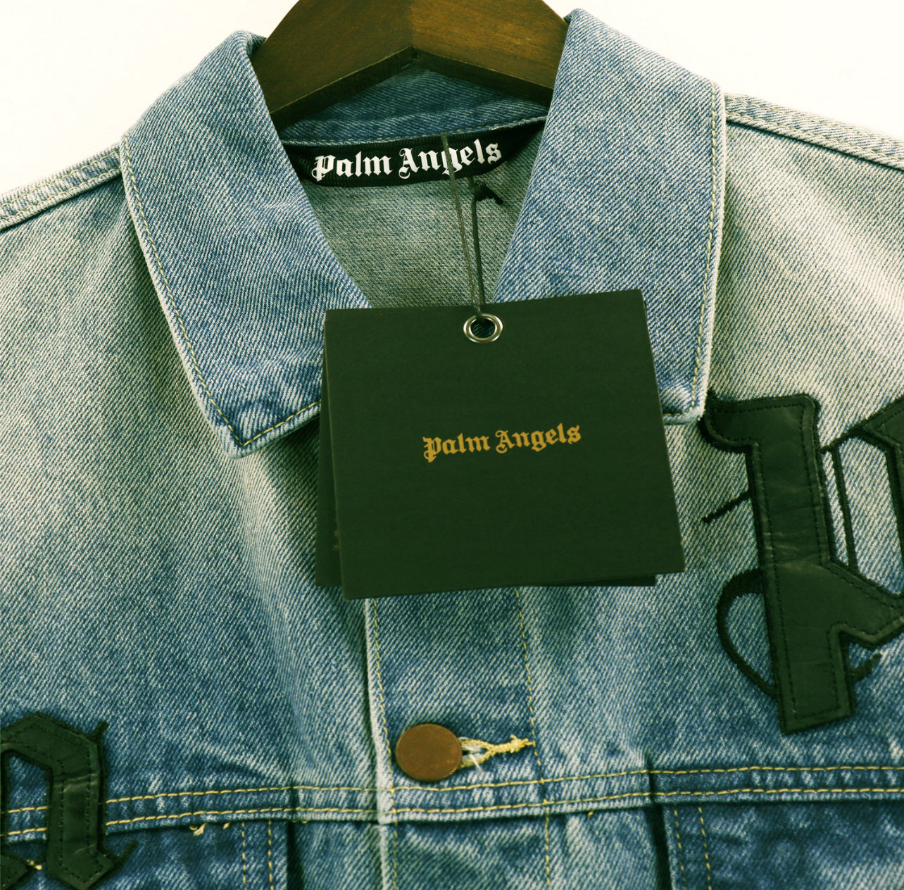 Palm Angels Track Denim Jacket