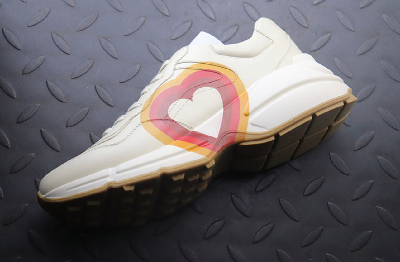 G Rhyton Love Heart Print Sneaker