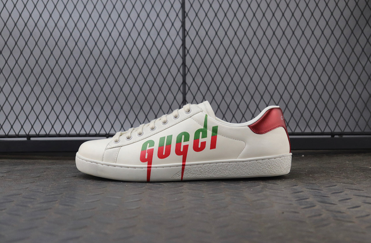 G Ace Print Leather Sneakers