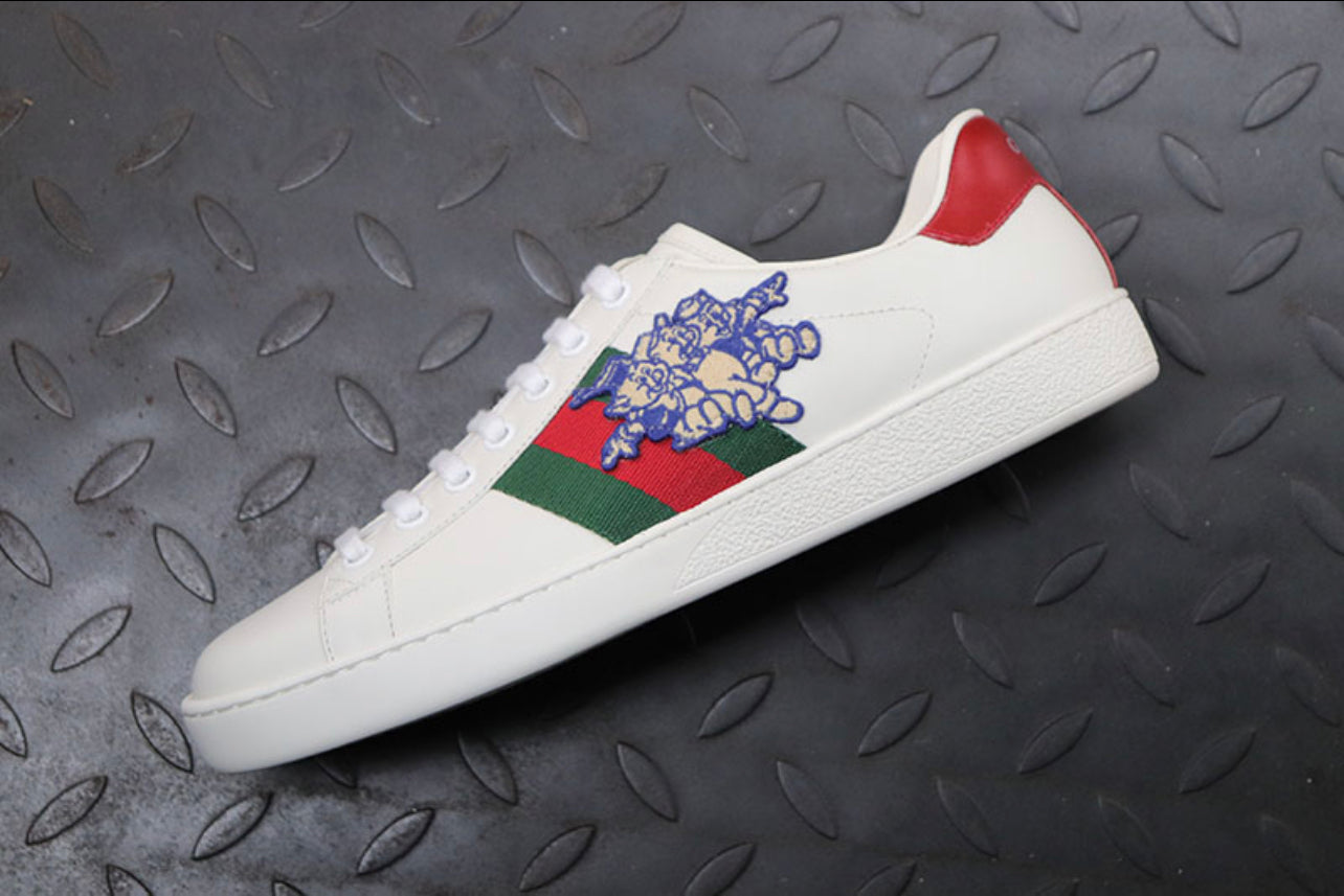 G Ace Three Little Pic Embroidered Sneaker