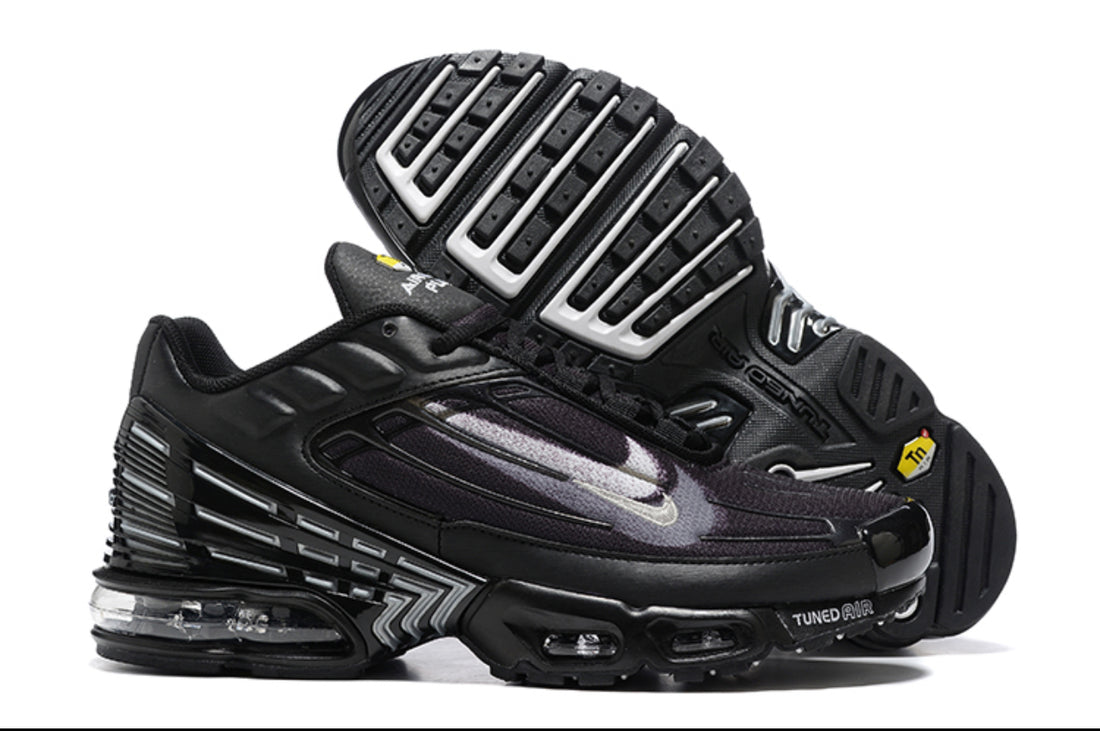 Air Plus TN3 Black-Double Swoosh – tnairshoes