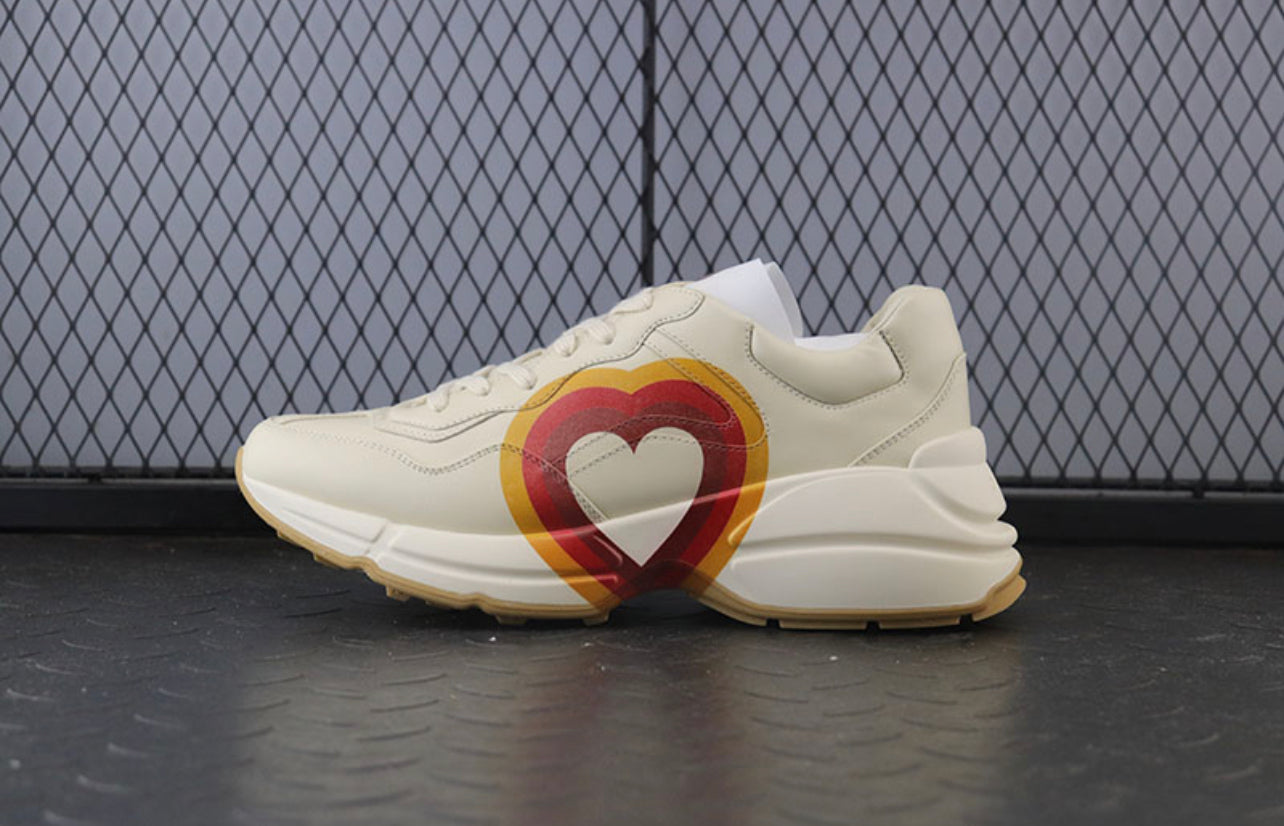 G Rhyton Love Heart Print Sneaker