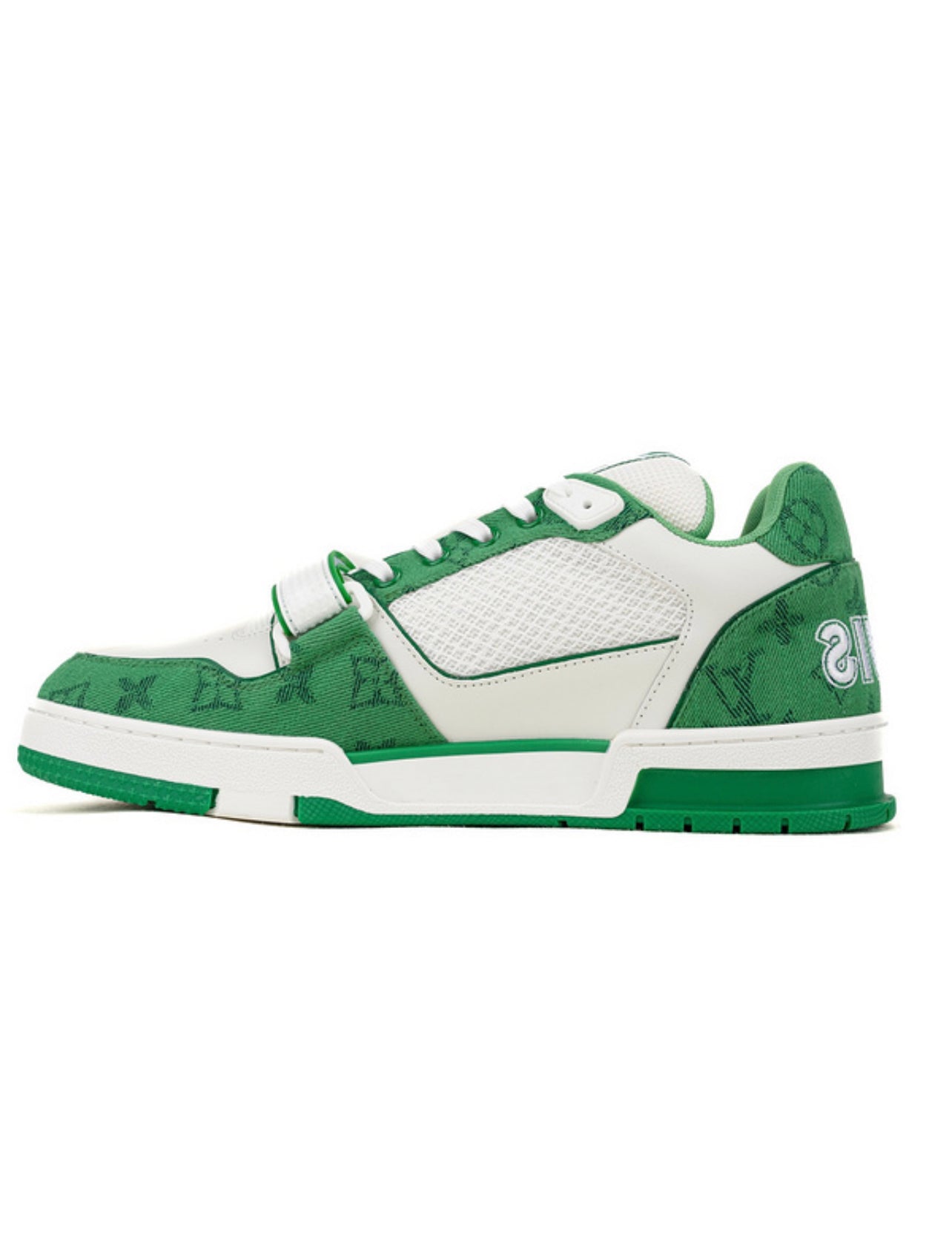 LV Trainer Sneaker White-Green