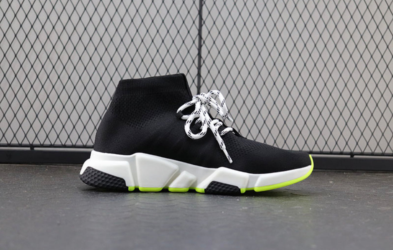 Speed 2.0 Trainers Black-White-Green