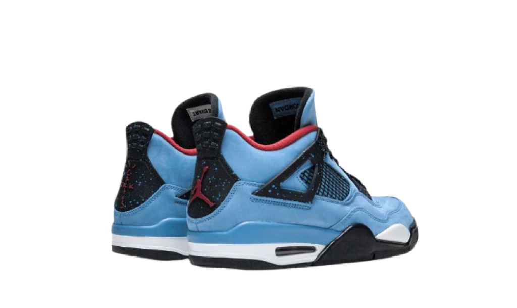 Air jordan 4 travis scott deals blue